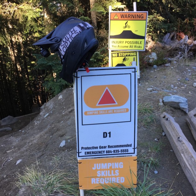 bell full-9 - sickest trail at whistler bike park d1