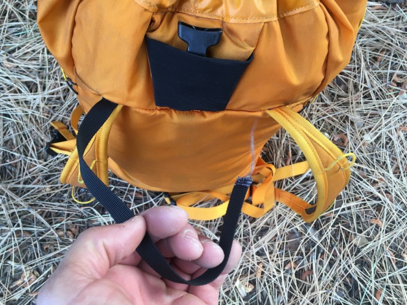 arc'teryx cierzo 18 - the haul loop ripped out on the second day of testing.