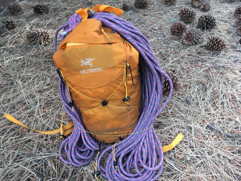 arc'teryx cierzo 18 - the swiftcord is system is a pain to use, but in combination with...