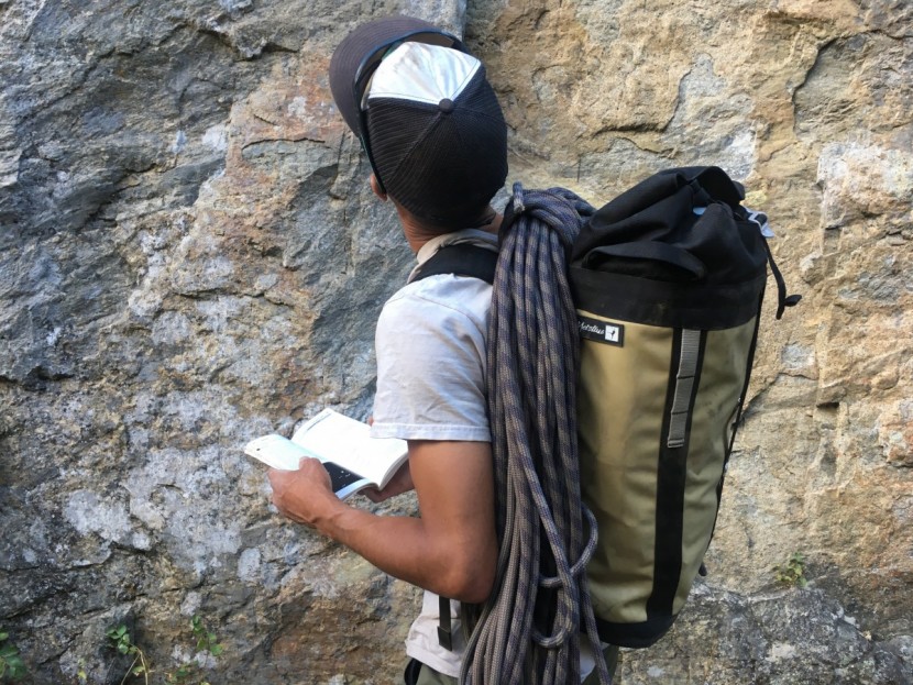 metolius mescalito - with no built-in rope attachment points, your best bet is to drape...