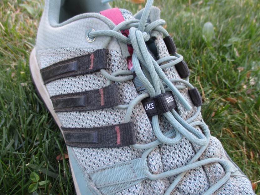 adidas outdoor terrex solo for women - comfy mesh and adorable lace bungee on the terrex solo.