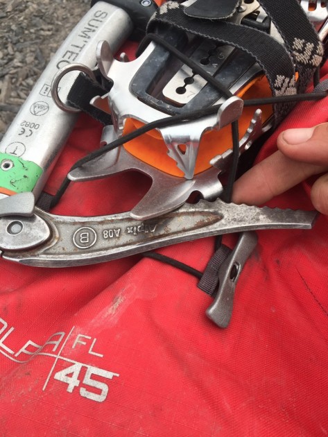 arc'teryx alpha fl 45 - we had no issues with the shock cord getting cut, but it was on our...