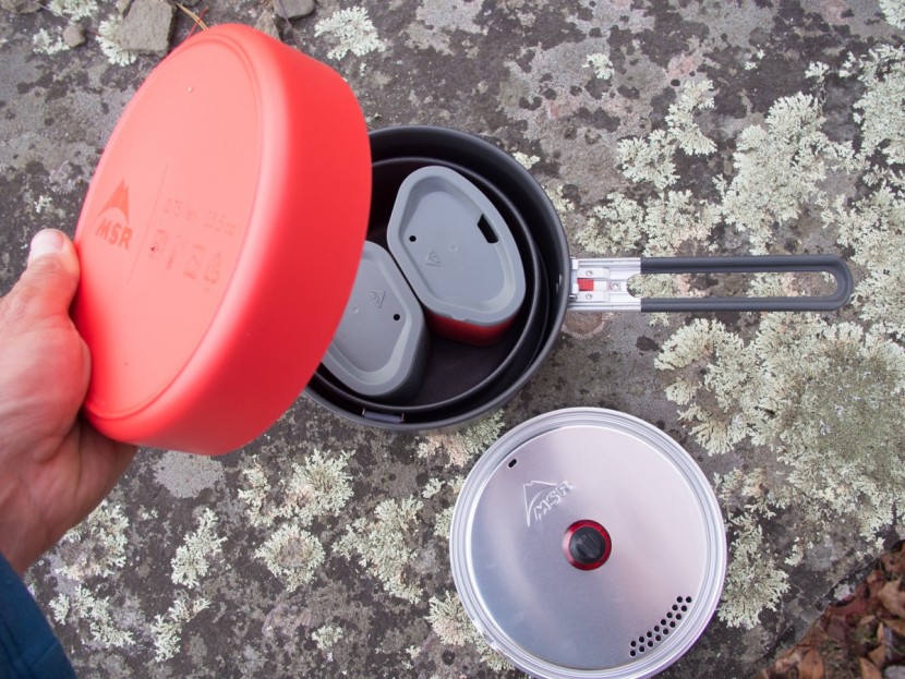 msr quick 2 system cookset - the components of the msr quick 2 system nest together, leaving...