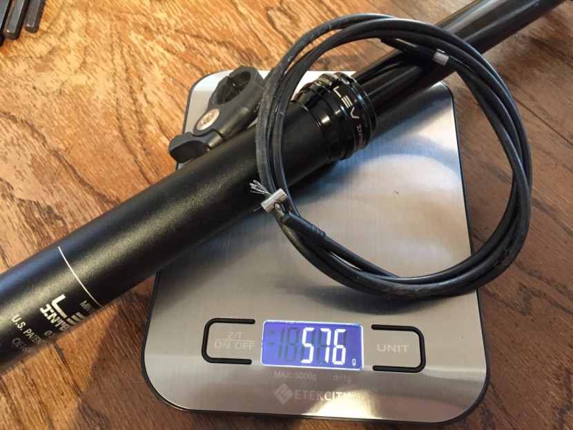 kind shock lev integra - the ks lev integra weighs 576g including cable, housing and remote...