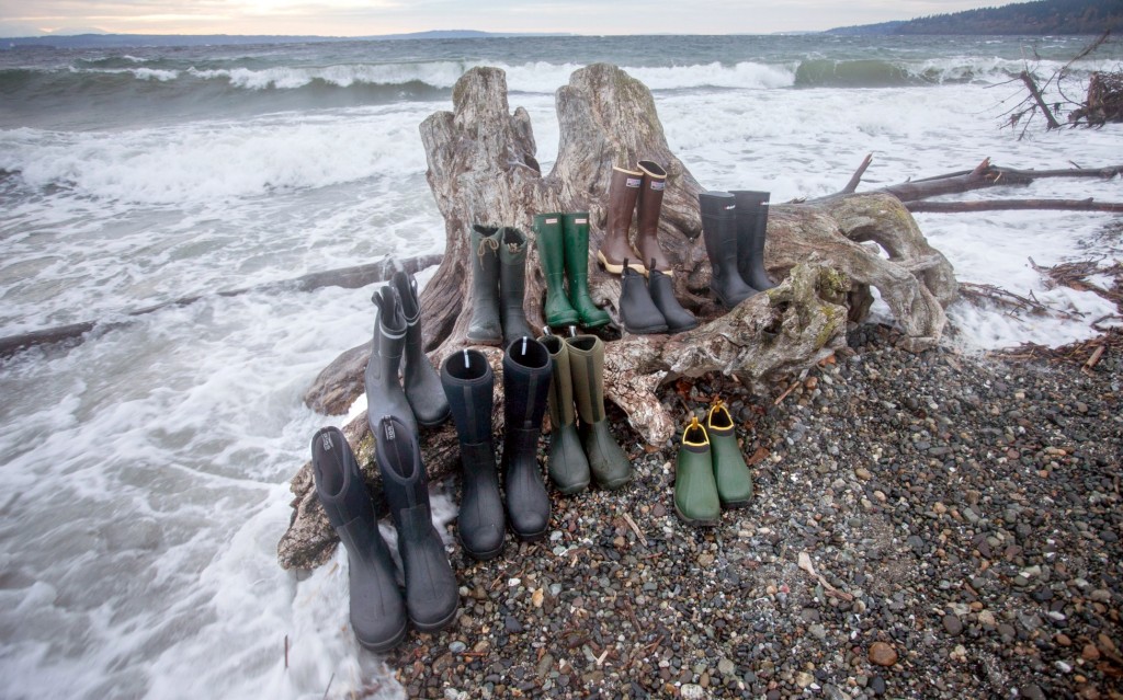 rain boots men - we call this one "test boots on driftwood." submitting to the...
