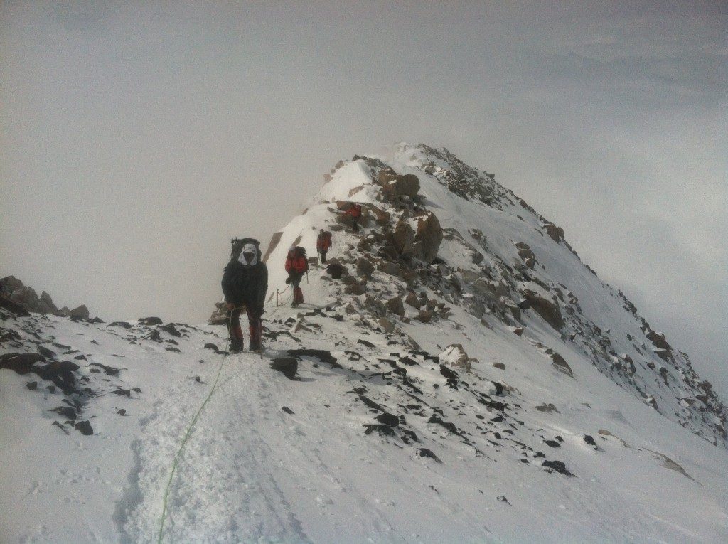 gregory denali 100 - nearing the 17,000ft camp on denali's west buttress route.