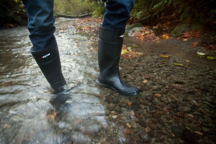 rain boots men - they can easily handle water three times as deep.