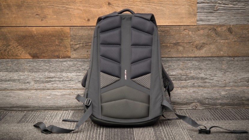 the north face surge - the back panel of the surge pack.