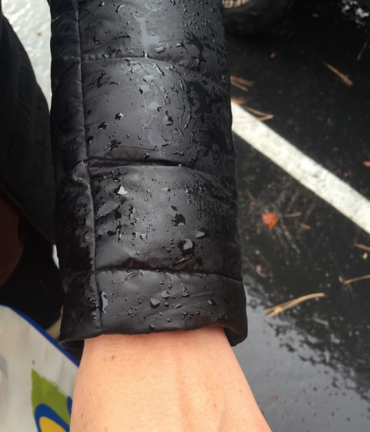 patagonia hooded fiona parka - water-resistant, but not waterproof, the exterior fabric is dwr...