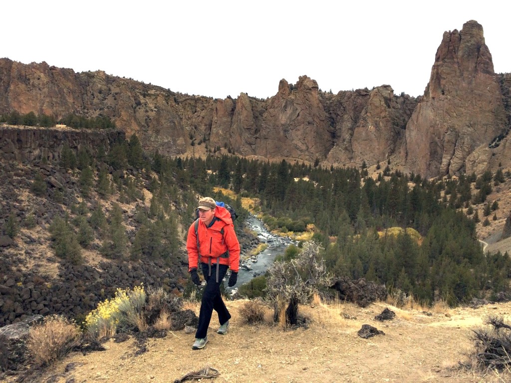 arc'teryx perimeter - testing a pair of pants on a hike out to a far off cliff at smith...