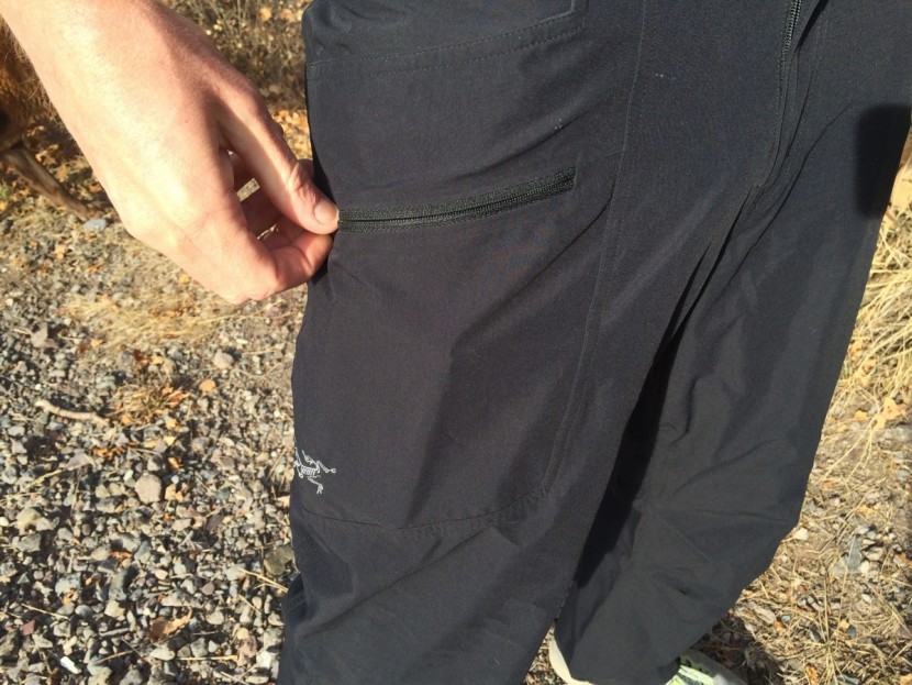 arc'teryx perimeter - the only feature to be found on the perimeter pant is this recessed...