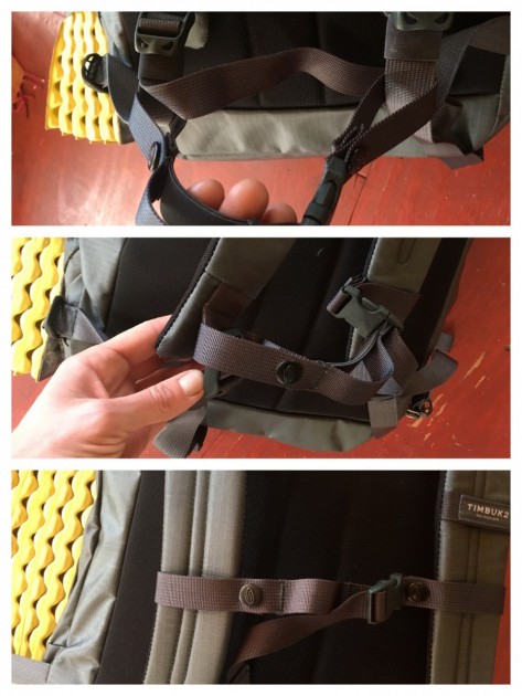 timbuk2 wander - the sternum strap on the wander was very frustrating to maneuver...