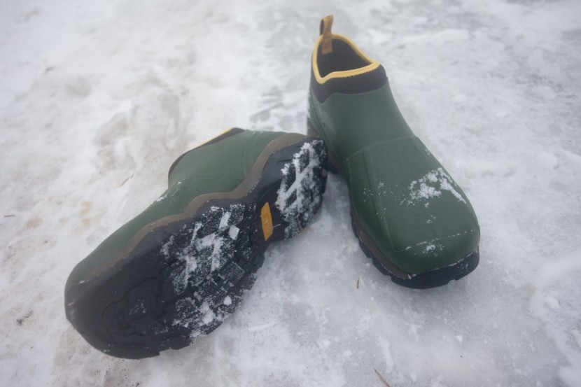 lacrosse alpha muddy - these boots had poor traction on snow and ice.