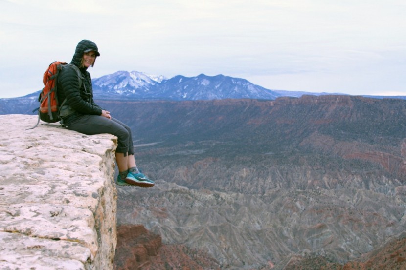 people's merino wool - here we hang out 1000 feet off the deck while taking in the sweeping...