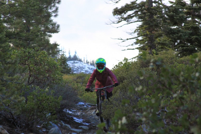 bell transfer-9 - the bell transfer charging down the trail.