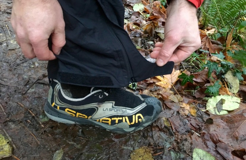 rei co-op rain pants - these pants feature a nice, low profile velcro flap that helps...