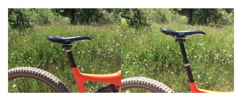 crankbrothers highline - crankbrothers highline shown compressed and extended.