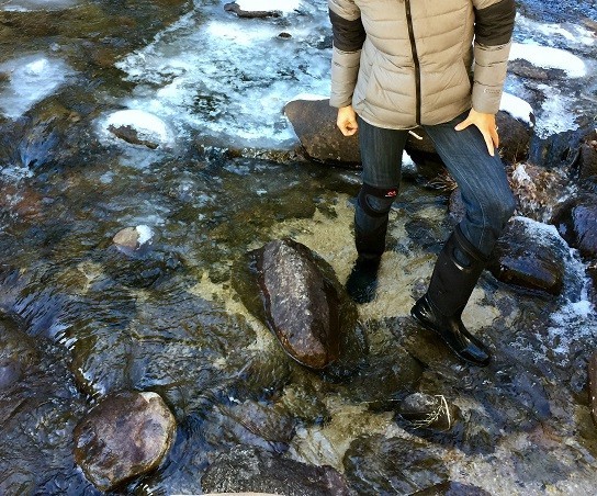 bogs north hampton tall for women - the north hampton insulating well in an icy river at the bottom of...