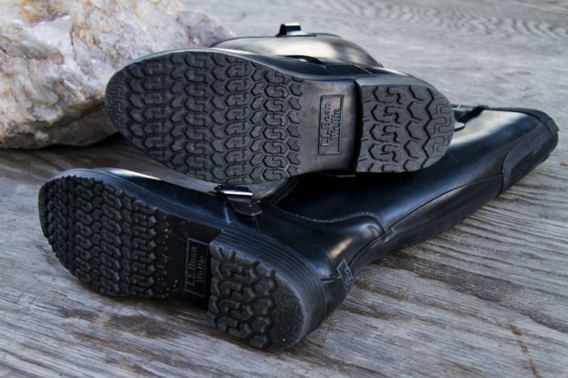 l.l. bean wellies tall for women - the tread on the wellies performed fairly well.