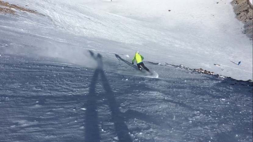 tecnica cochise pro 130 - tackling large faces in firm conditions at speed, we felt confident...