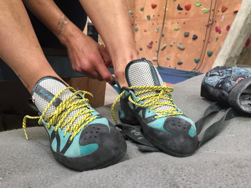 scarpa vapor for women - the vapor was a bit tight and aggressively to be worn at the gym; we...