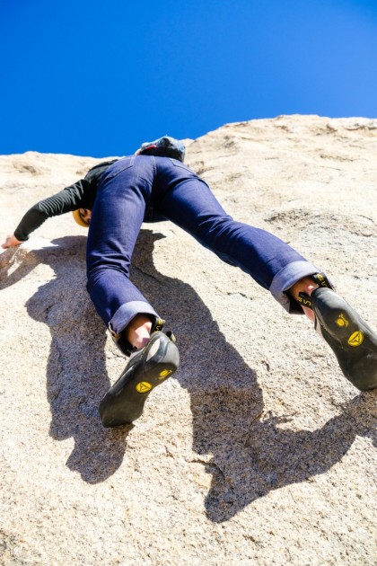 la sportiva miura for women - the miuras dance their way up a techy classic in the buttermilks.