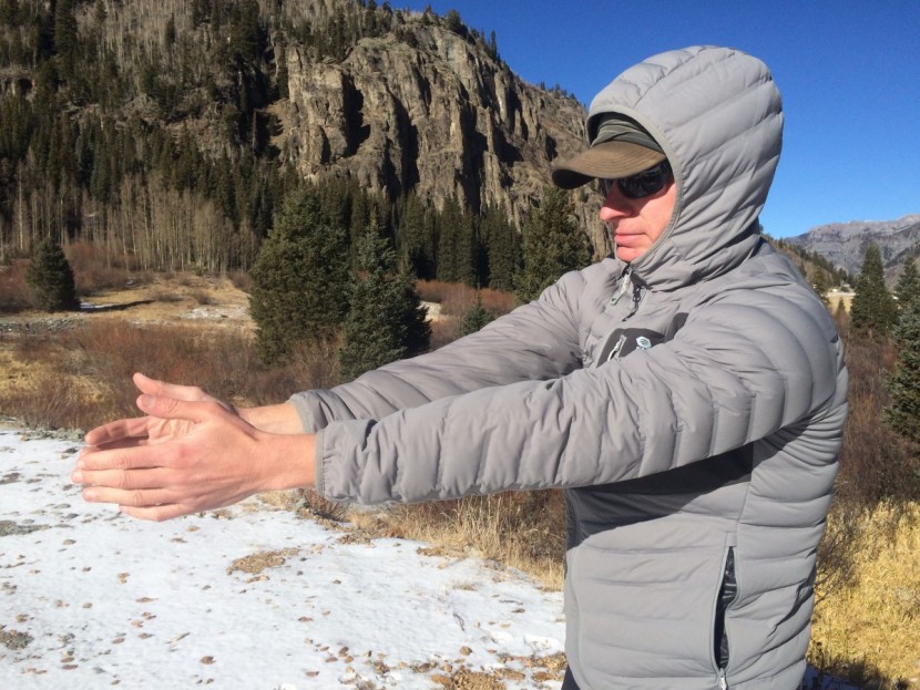 mountain hardwear stretchdown hooded - the fit of the stretchdown jacket was one of the most difficult for...