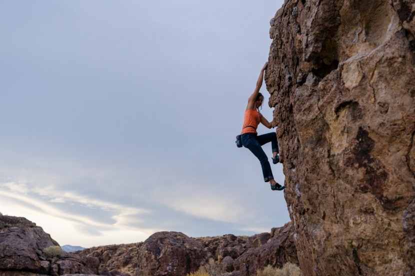 five ten anasazi lv for women - getting after it in the boulders of the tablelands.