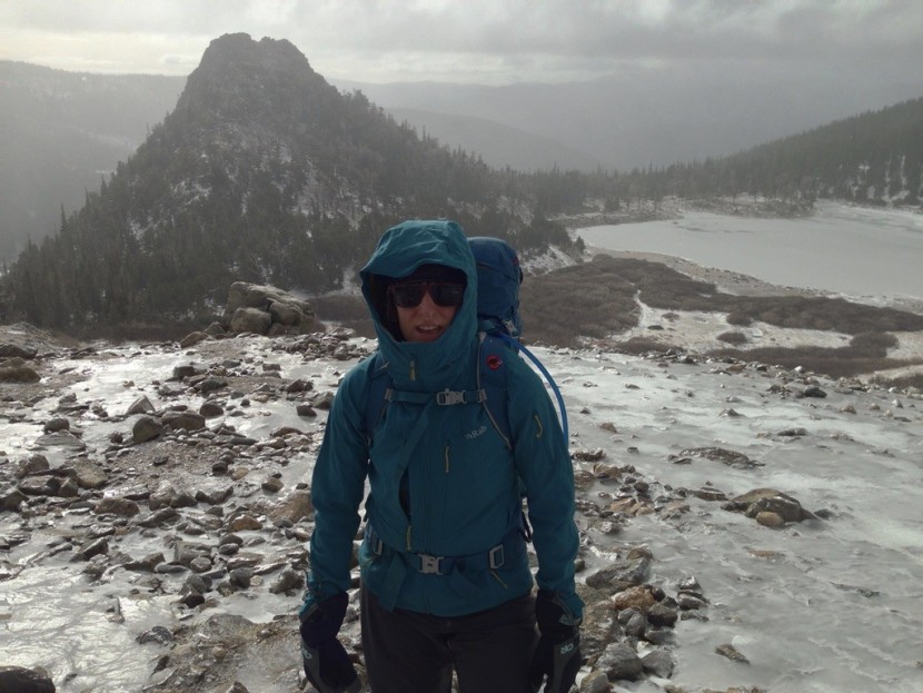 rab upslope for women - in cold, windy, alpine conditions the upslope was a champ.