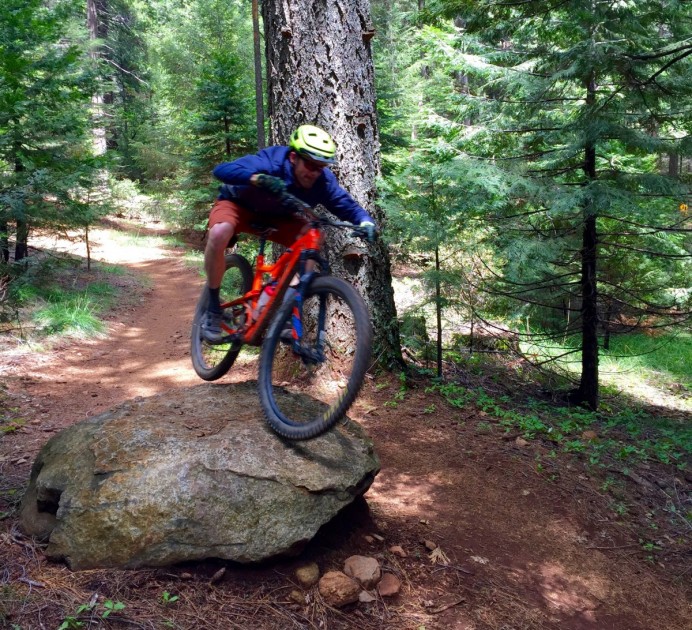 dropper seatpost - lower seat=more fun, its science.