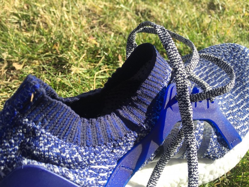 adidas ultraboost x - the ultraboost features a sock-like upper with a structured cage for...