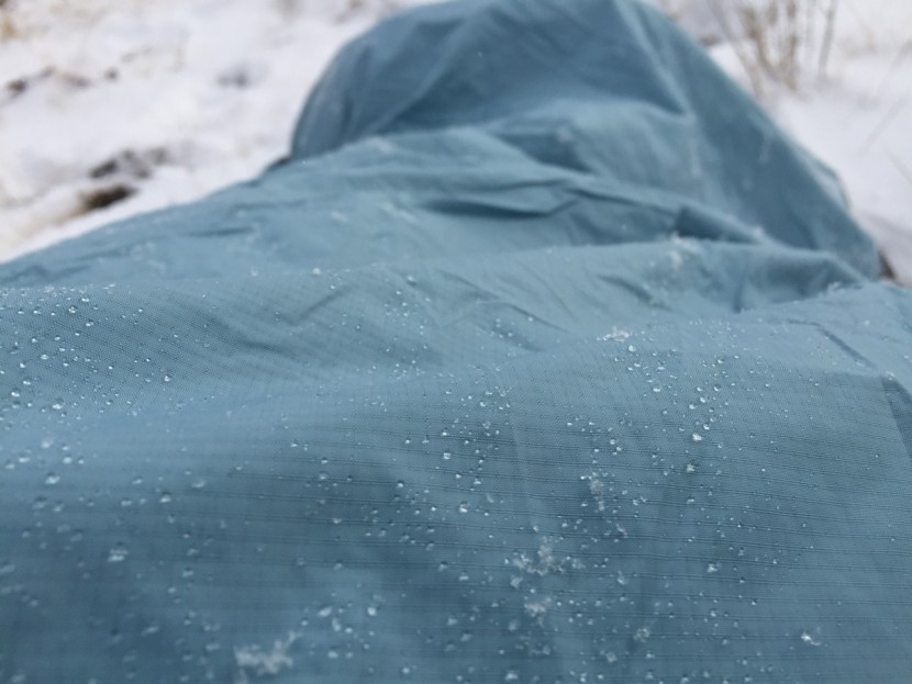 msr ac bivy - msr's 30d nylon durashield performed well in snow and rain to keep...