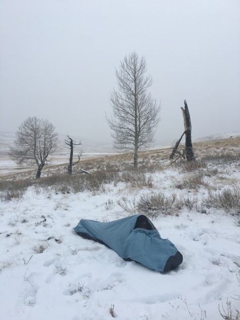 msr ac bivy - the ac kept condensation at bay through its mandatory venting.