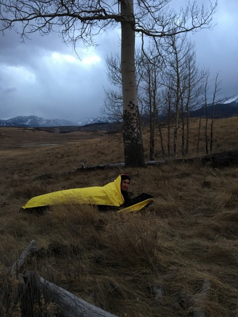 black diamond bipod - with a storm on the way, we wished the bd bipod bivy had a way to...