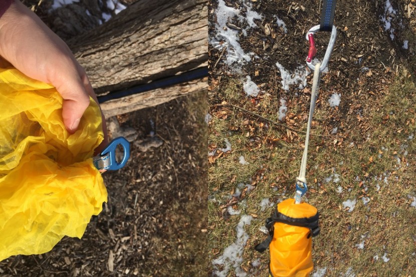 sea to summit ultralight - because we didn't have the sea to summit brand suspension that...