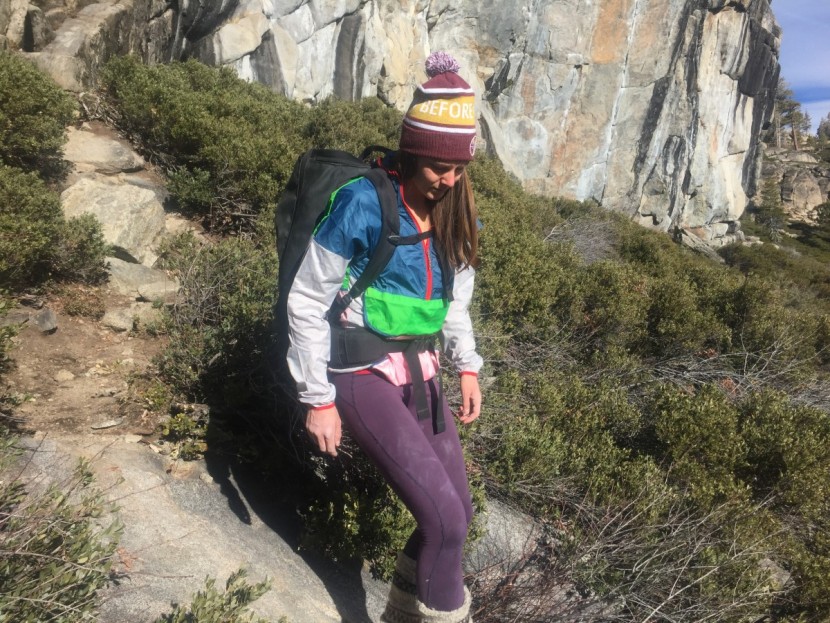 cotopaxi teca half-zip unisex - wearing a hip belt over top of the kangaroo pockets doesn't let you...