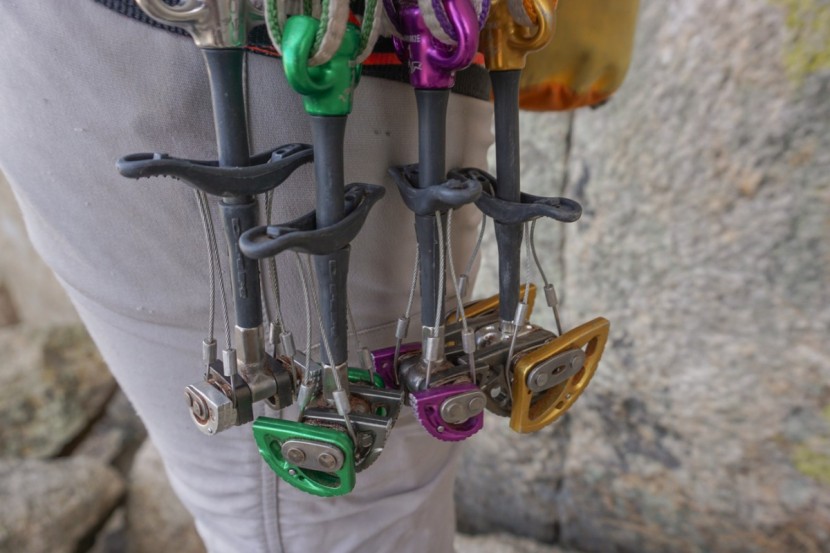 dmm dragon cam - these cams hang short and swing on around on your harness less than...