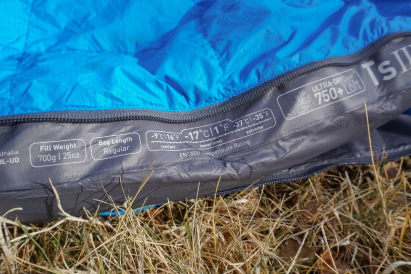 sea to summit talus ts iii - comfortable at 16, but habitable down to zero. we didn't get the...