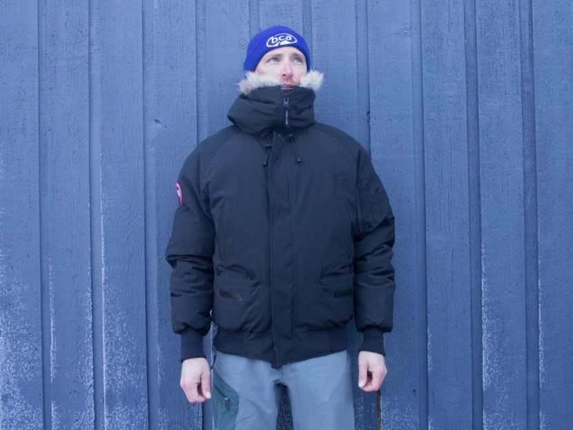 canada goose chilliwack bomber - the high collar and long cuffs lock out the weather.