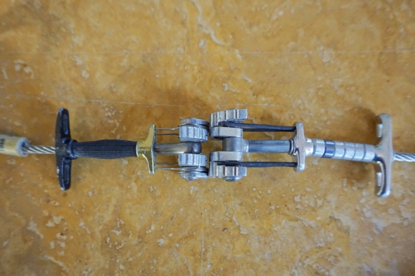 black diamond camalot x4 - these cams aren't as narrow-headed as the aliens.