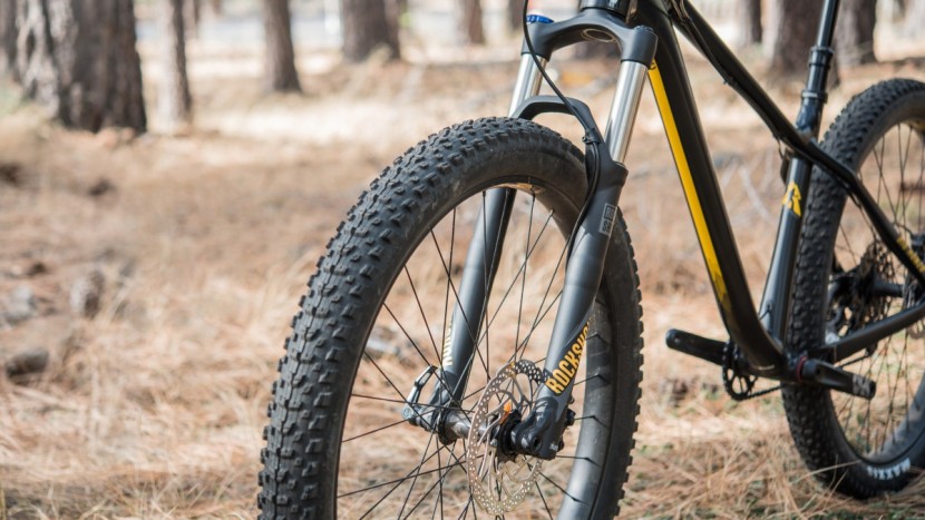 kona big honzo - the rockshox recon is far from a nice fork. but it works.