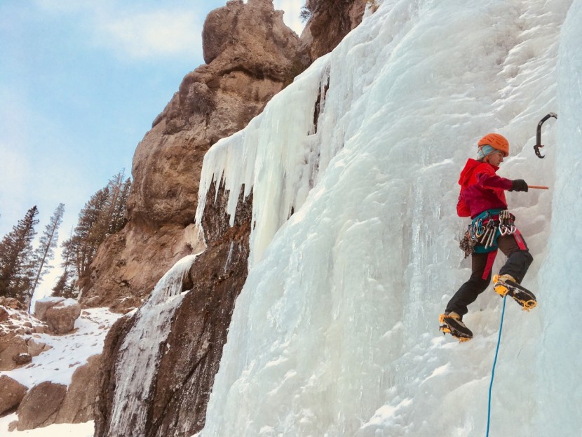 marmot spire for women - ice climbing in the spire seemed like a logical choice, but the...