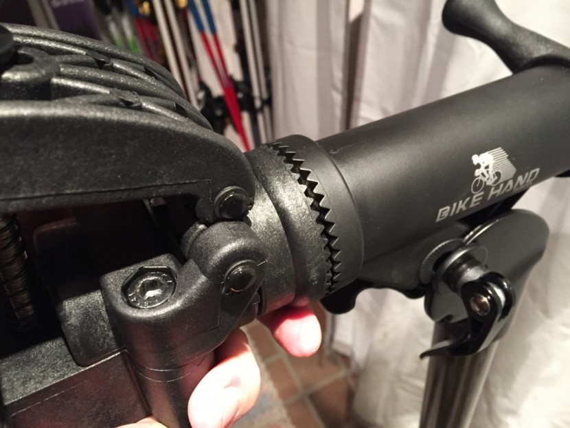 bike hand yc-100bh - the ring of plastic teeth that secure the angle of the clamp arm in...