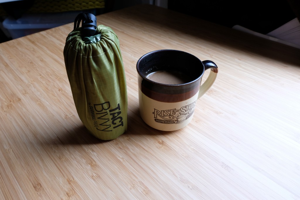 bivy sack - the tact is for those wanting to go fast and light and reserve...