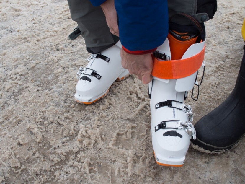 atomic hawx ultra xtd 120 - getting in and out of any overlap style boot is an effort. there is...