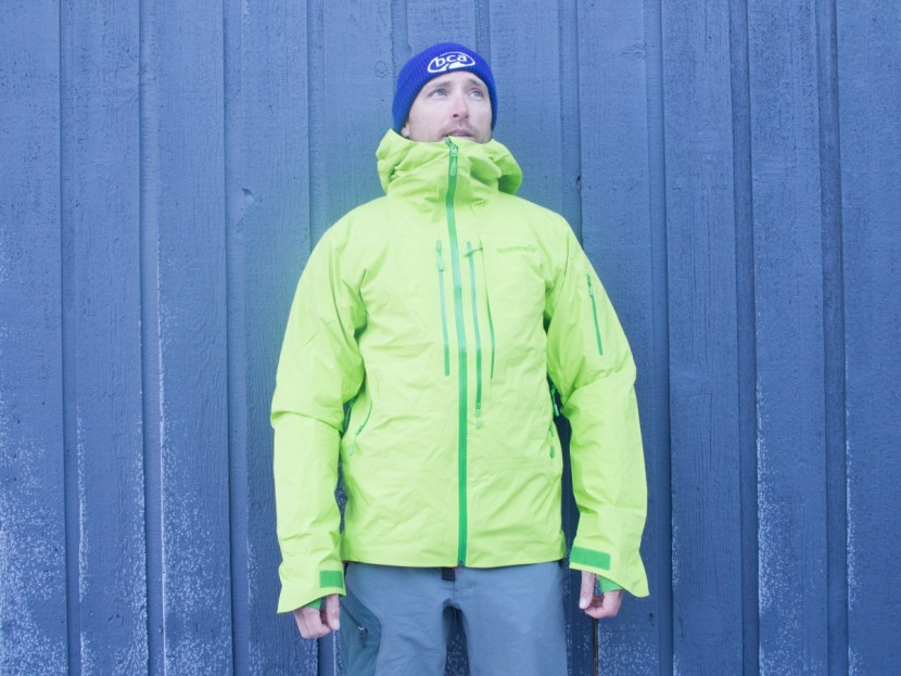 norrona lofoten gore-tex pro shell - in some ways, the norrona could be mistaken for a climbing or hiking...