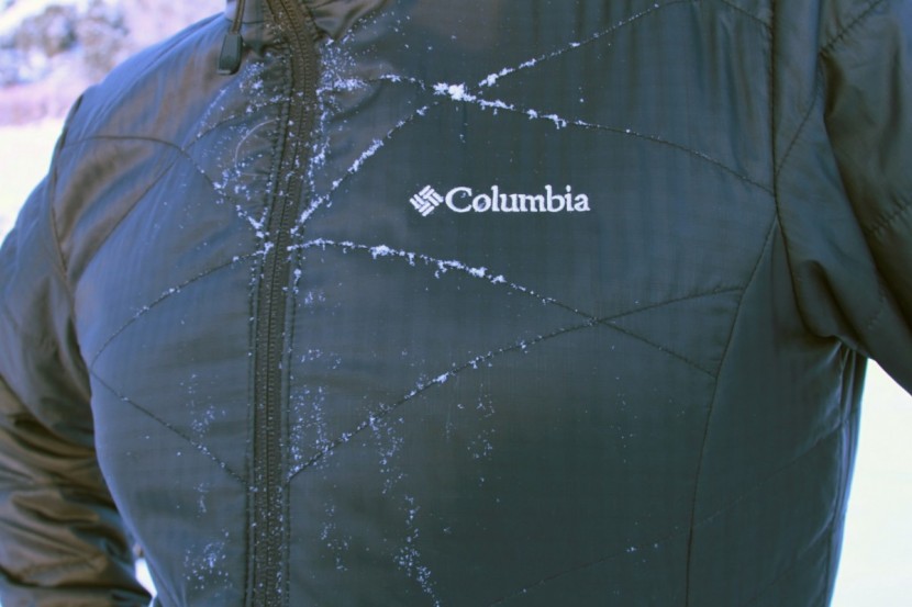 columbia mighty light hooded plush - the exterior textile is nice and weather resistant. the many layers...
