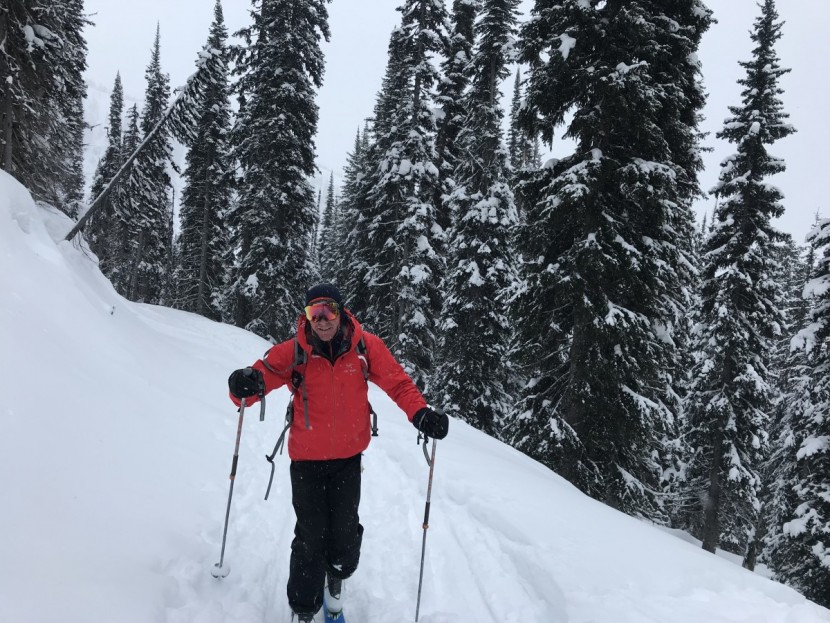 hardshell jacket - skinning uphill can make for some hot times while wearing a...