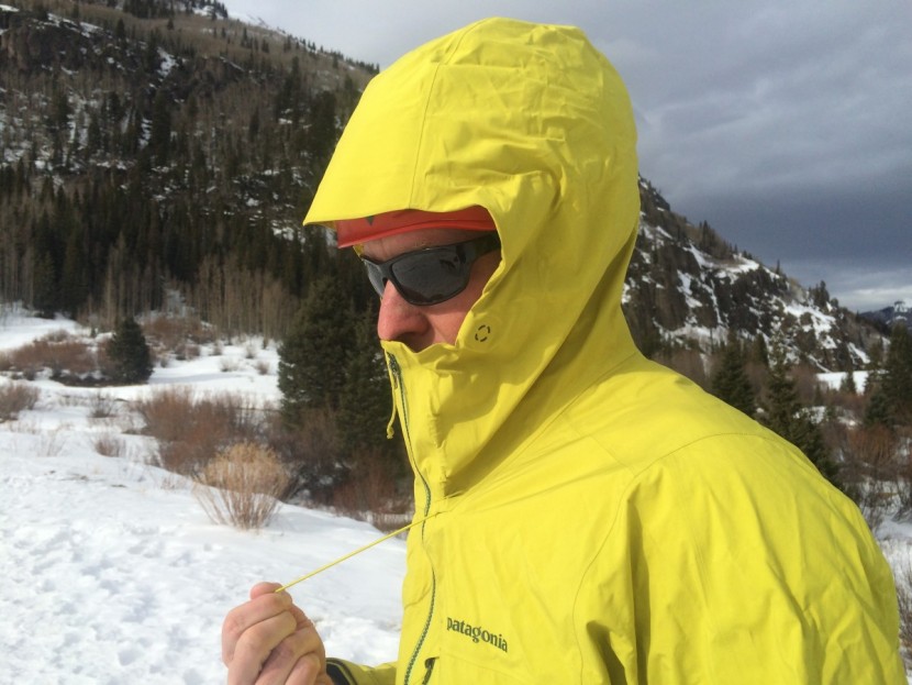 the best design and location for hood draw cords and buckles, shown...