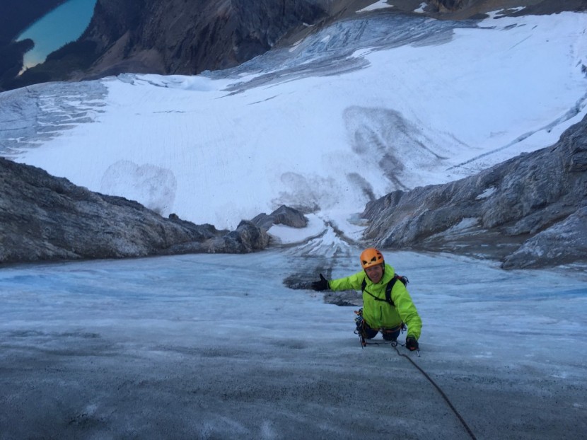 mountaineering boot - your boots better be light if you're gaining this much elevation in...